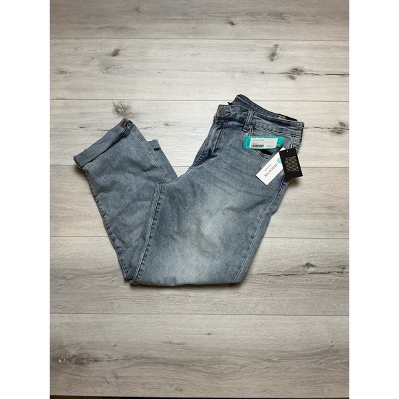 Kut From The Kloth Lauren High Rise Crop Skinny Jeans 12 Indigo Stitch Fix NWT - Picture 7 of 9